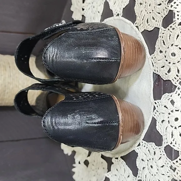 RIEKER black sandals womens size 40