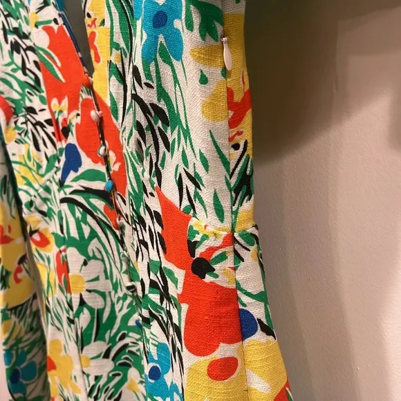 RIXO Jackie Floral Mini Dress - Size XS / Size 4