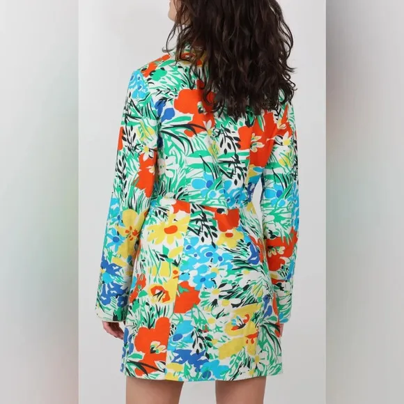 RIXO Jackie Floral Mini Dress - Size XS / Size 4