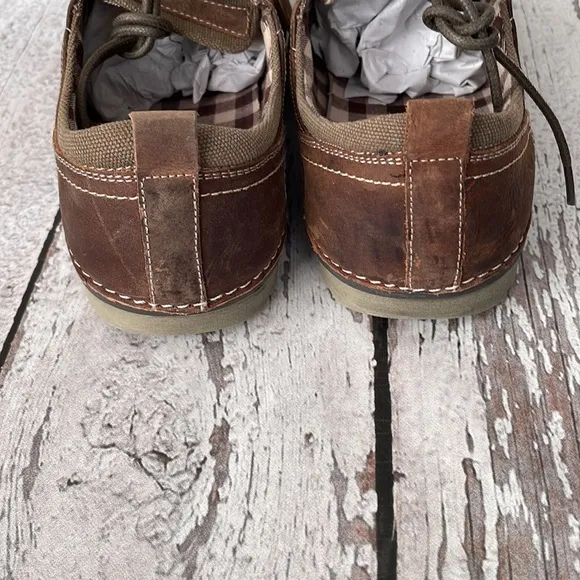 ROAN - Arlo Men’s Distressed Sneaker in Tan Greenland - Sz 11