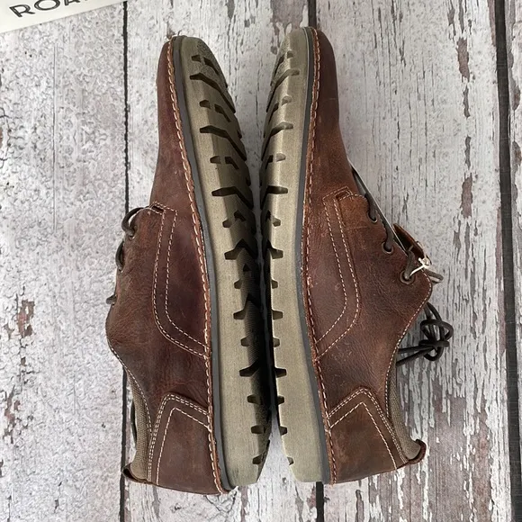 ROAN - Arlo Men’s Distressed Sneaker in Tan Greenland - Sz 11