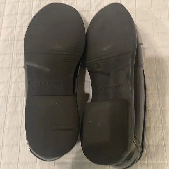 Rockport dress shoes leather slip on penny loafers men’s size 8