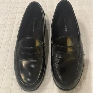 Rockport dress shoes leather slip on penny loafers men’s size 8