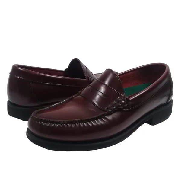 Rockport Dressports Men's Penny Loafers Burgundy Leather Shoes Size 9M
