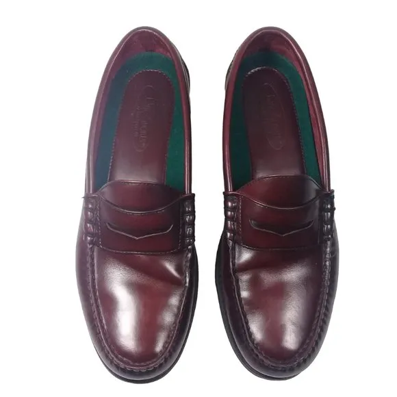 Rockport Dressports Men's Penny Loafers Burgundy Leather Shoes Size 9M