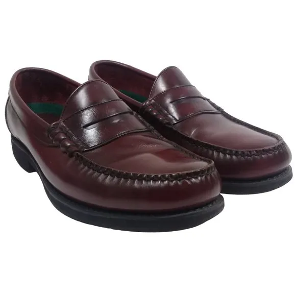 Rockport Dressports Men's Penny Loafers Burgundy Leather Shoes Size 9M