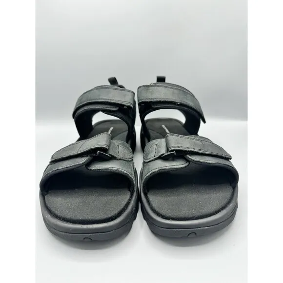 ROCKPORT Men’s ROCKLAKE Strap Sandals, Black, Size 12 M