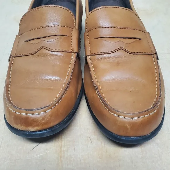 Rockport Tan Brown Slip-on Loafers Size 9.5