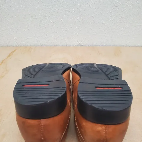 Rockport Tan Brown Slip-on Loafers Size 9.5