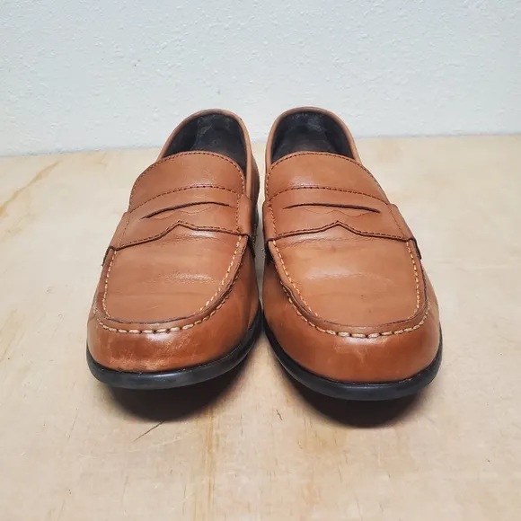 Rockport Tan Brown Slip-on Loafers Size 9.5