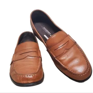 Rockport Tan Brown Slip-on Loafers Size 9.5