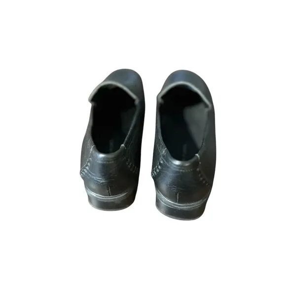 Rockport Women's Black Leather Loafers Size 8M Casual Slip-On‎ Shoes