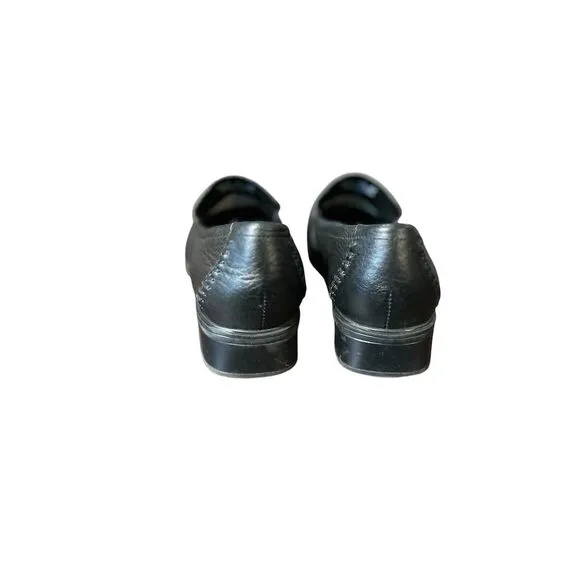 Rockport Women's Black Leather Loafers Size 8M Casual Slip-On‎ Shoes
