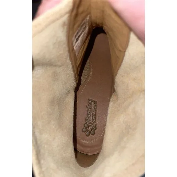 Rocky 4EurSole Motif RKH133 Boots Tan Women's Size 11-11.5 US (Runs Big) EU 42M