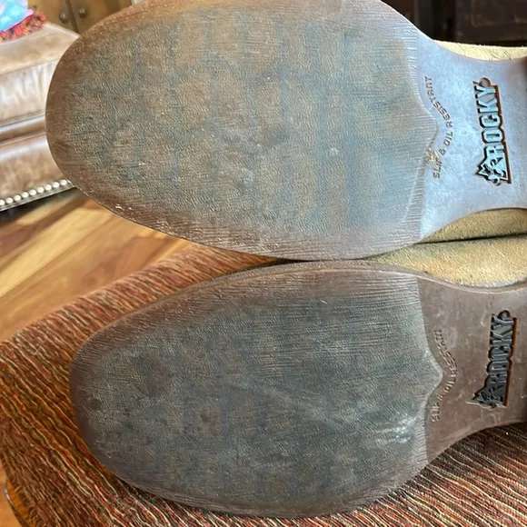 Rocky Men's Brown Pull On Boots. Fair Condition. Size 11M.