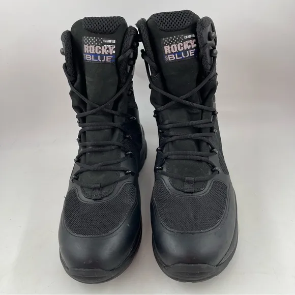 Rocky Men’s Code Blue 8” - Size 11M - Black Public Service Boots