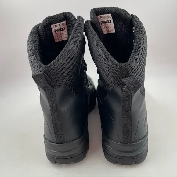 Rocky Men’s Code Blue 8” - Size 11M - Black Public Service Boots