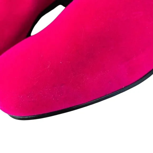 Roger Vivier Pink Pyramide Velvet Chelsea Boots size 36.5 size 6.5