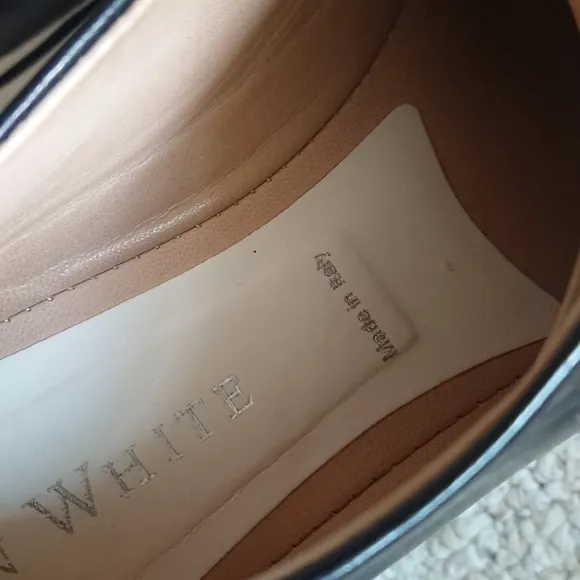 Ron White Nova Metallic Leather Wedge Sneakers size 8.5