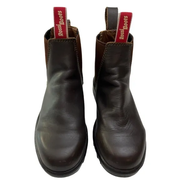 Rossi Boots Brown Pull On Chelsea Boot Men’s Size 8 AU (See Size Guide) VGUC
