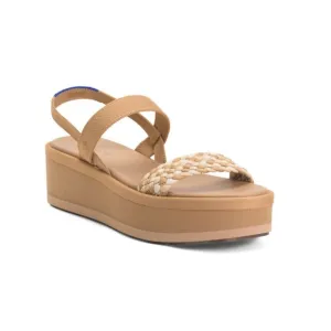 ROTHY'S Beach Sand The Braided Lightweight Comfort Wedge Sandals