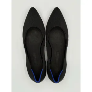 Rothy's Black Knit Pointed Toe Slip On Ballet Women Flats Shoes Sz 8