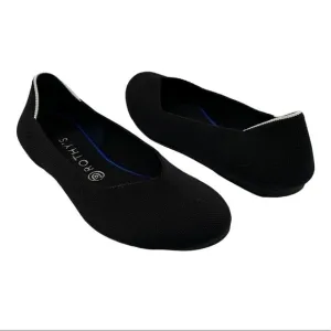 Rothy's Black Round Toe Slip On Ballet Flats Size 10.5 Women’s