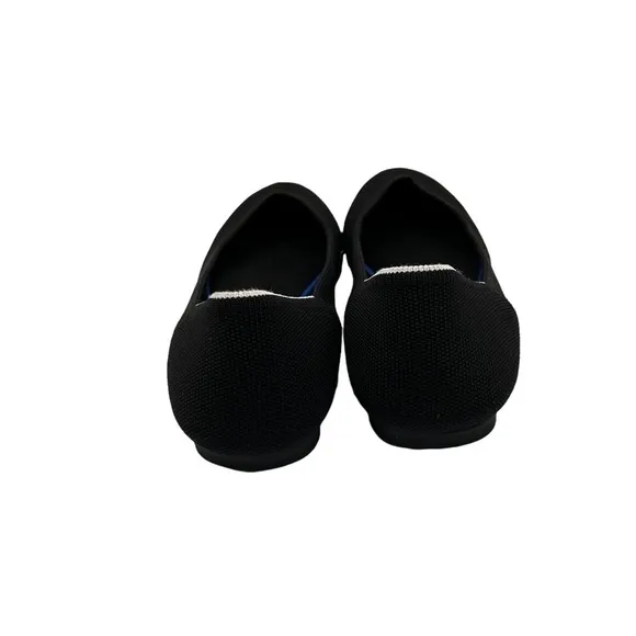 Rothy's Black Round Toe Slip On Ballet Flats Size 10.5 Women’s