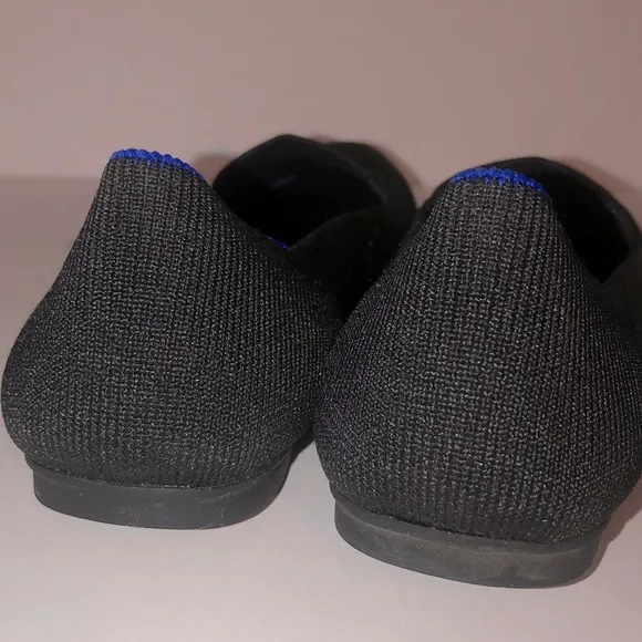 Rothy’s Black The Loafer Knit Slip-on Flats