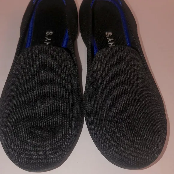 Rothy’s Black The Loafer Knit Slip-on Flats
