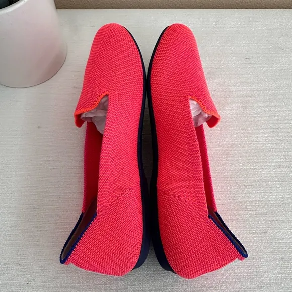 ROTHYS Bright Pink Mesh Slip On Comfy Flats Girls 4