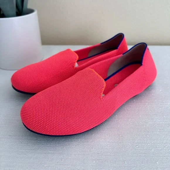 ROTHYS Bright Pink Mesh Slip On Comfy Flats Girls 4