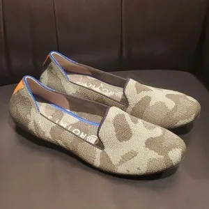 ROTHYS Camo Slip On Flats Loafers - Size 7
