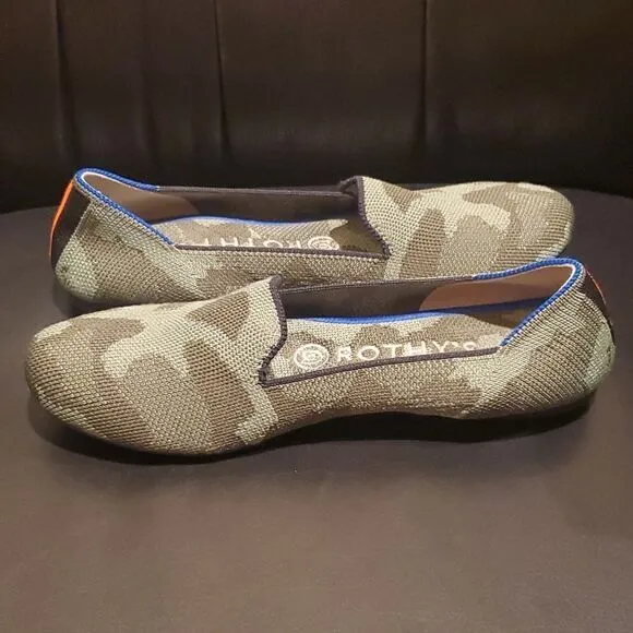 ROTHYS Camo Slip On Flats Loafers - Size 7
