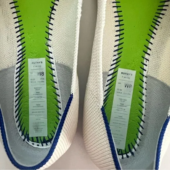 Rothy’s Cream Sand The Point Slip On Flats - 8