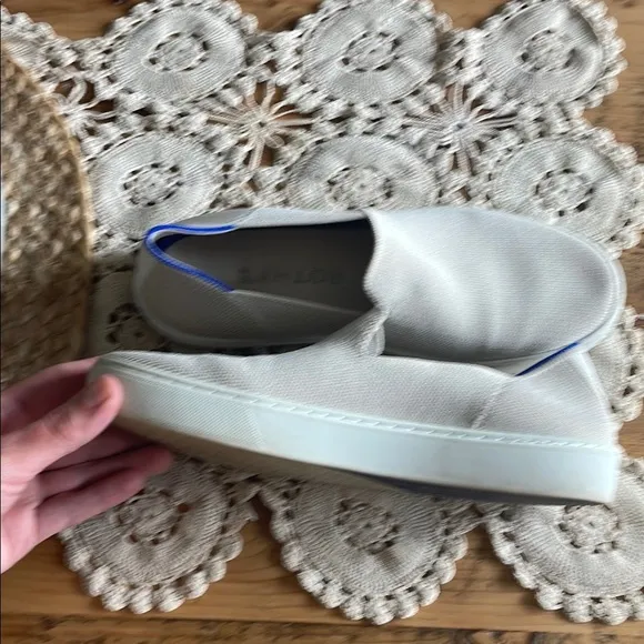Rothy's Cream Slip-On Flats