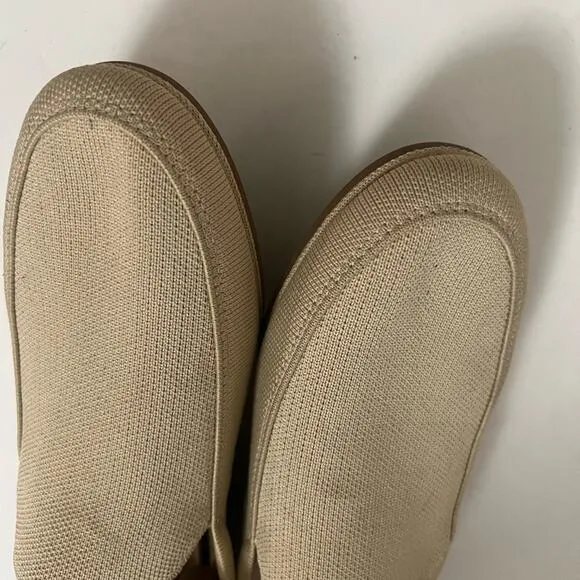 ROTHY’S DRIVER-BEIGE CASUAL SLIP‎ ON FLATS SIZE 10.5M