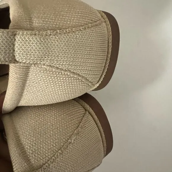 ROTHY’S DRIVER-BEIGE CASUAL SLIP‎ ON FLATS SIZE 10.5M