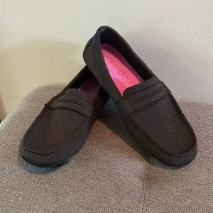 Rothy’s Drivers in Deep Chocolate (Black) Slip On Loafer Flats size US W9