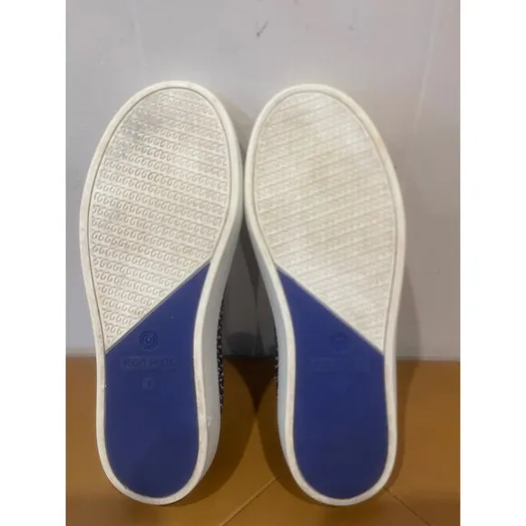 Rothy's Maritime Blue Slip On Sneakers Knit Casual Walking Shoes Women's 7 di