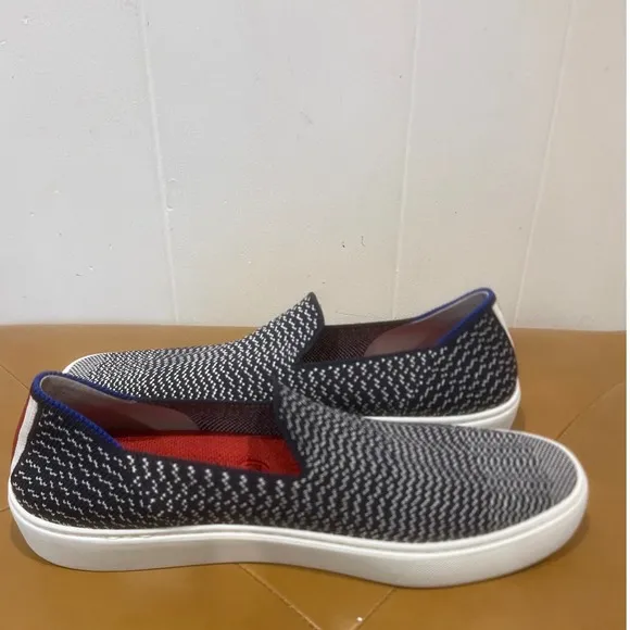 Rothy's Maritime Blue Slip On Sneakers Knit Casual Walking Shoes Women's 7 di