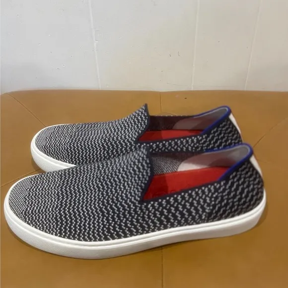 Rothy's Maritime Blue Slip On Sneakers Knit Casual Walking Shoes Women's 7 di