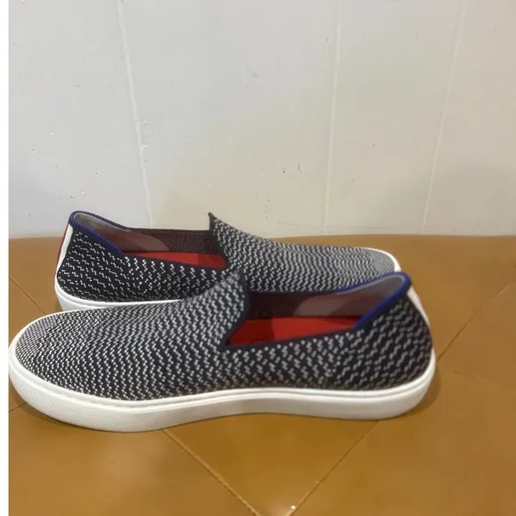 Rothy's Maritime Blue Slip On Sneakers Knit Casual Walking Shoes Women's 7 di