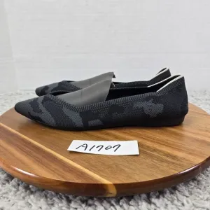 Rothy's Retired The Point Dark Camo Gray Casual Lifestyle Daily Flats Womens 6.5