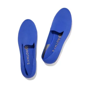 Rothy’s round toe loafers in cornflower blue