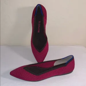 ROTHY’S SIZE 6.5 BRAND NEW AND GORGEOUS THE POINT SLIP ON FLATS