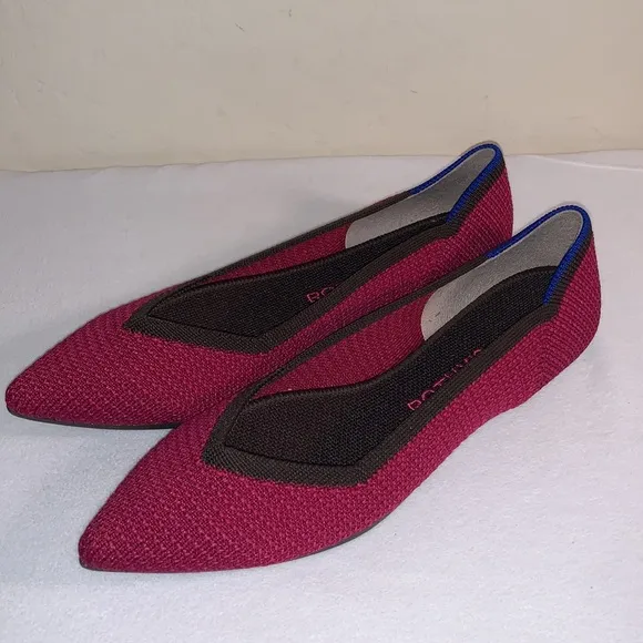 ROTHY’S SIZE 6.5 BRAND NEW AND GORGEOUS THE POINT SLIP ON FLATS