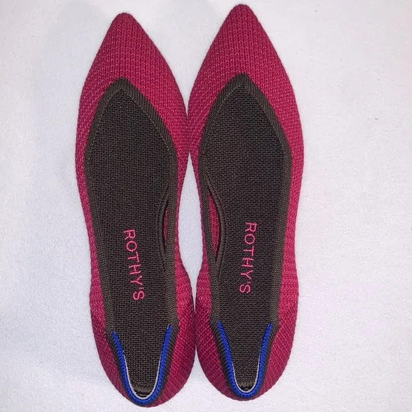ROTHY’S SIZE 6.5 BRAND NEW AND GORGEOUS THE POINT SLIP ON FLATS