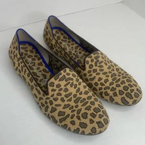 Rothy’s spotted leopard print round toe flat loafers