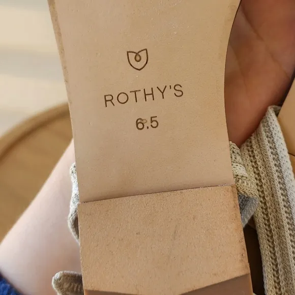 Rothy's strap sandals size 6.5